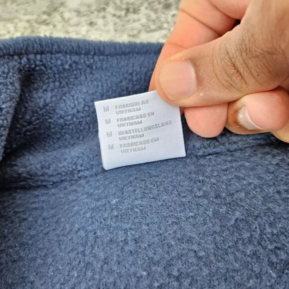 Columbia Women Vest Zip Up Blue Fleece Sleeve Less Jacket WHISTLER Coat Size M - Picture 9 of 10